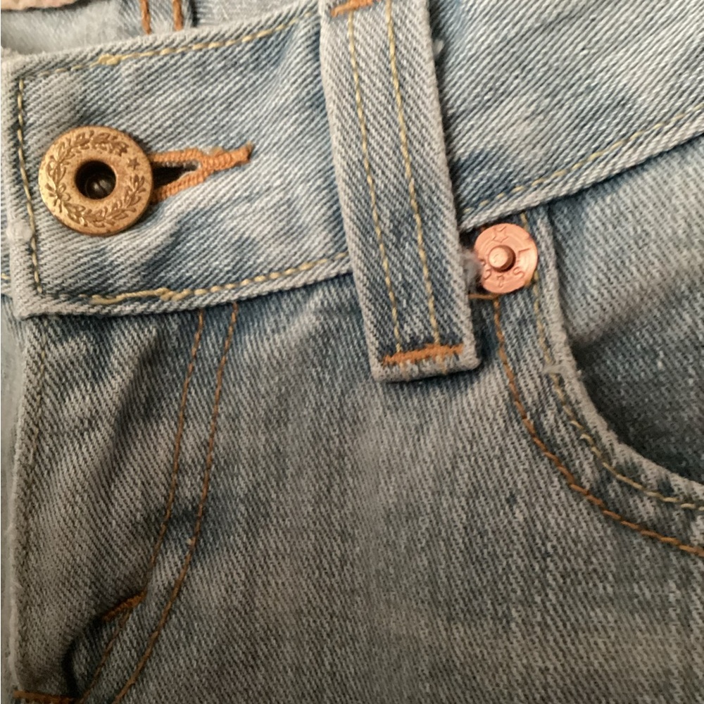 💕 LEVI’S denim shorts 504 Slouch cutoffs Sz 3 NWOT - Picture 6 of 9